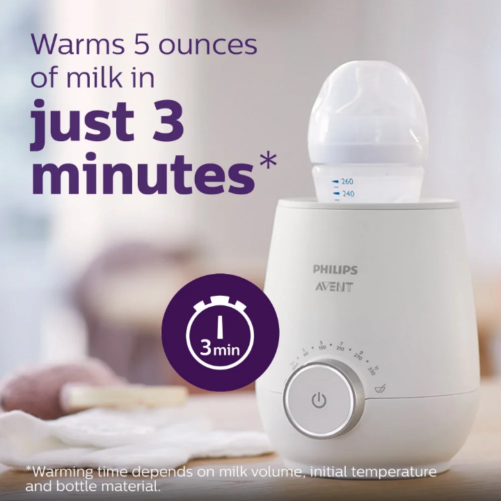 PureBabyCo Baby Bottle Warmer – Fast, Safe & Easy Feeding